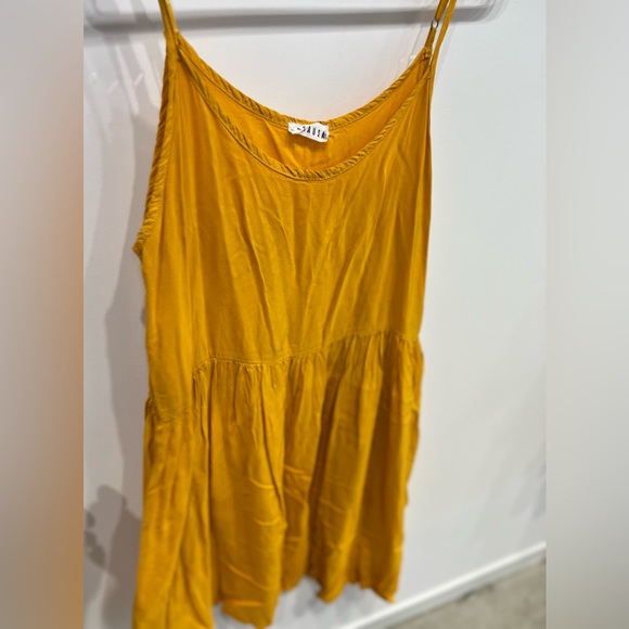 LACAUSA Yellow/Orange Flowy Dress - Picture 2 of 4